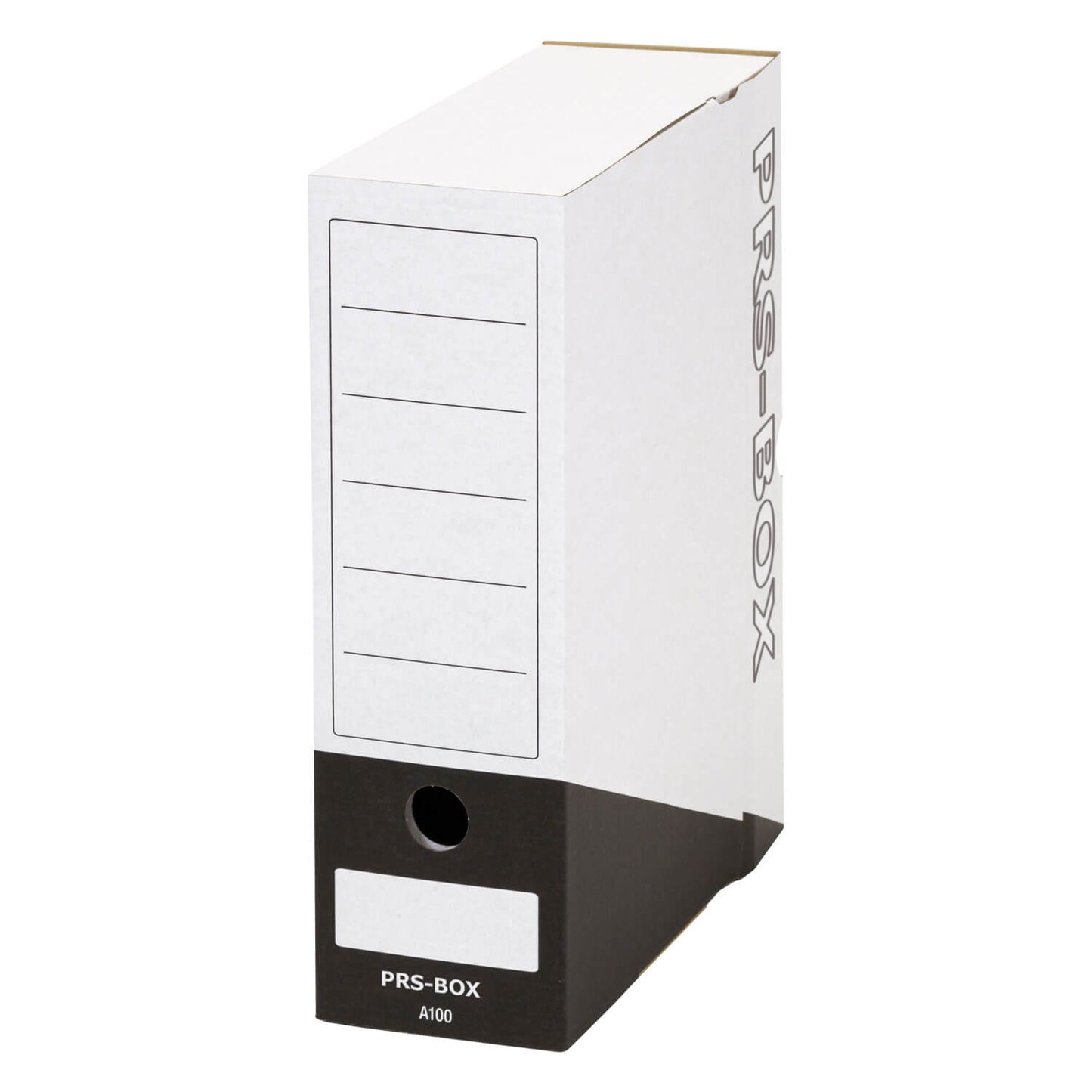 Boîte d'archives PRS A100, blanc/noir, 100 mm, 20 pièces