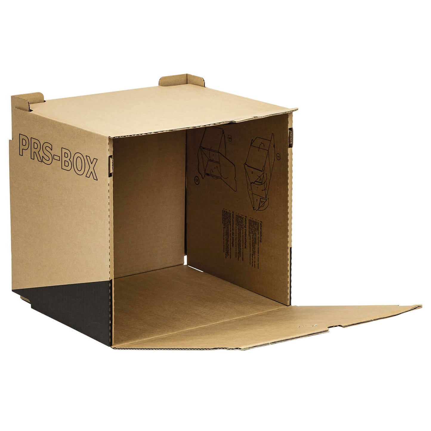PRS collection container S10 XL, natural/black, 10 pieces