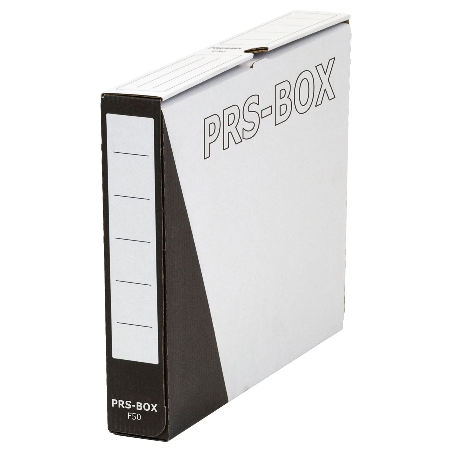Boîte de rangement PRS F50, noir/blanc, 50 mm, 30 pièces