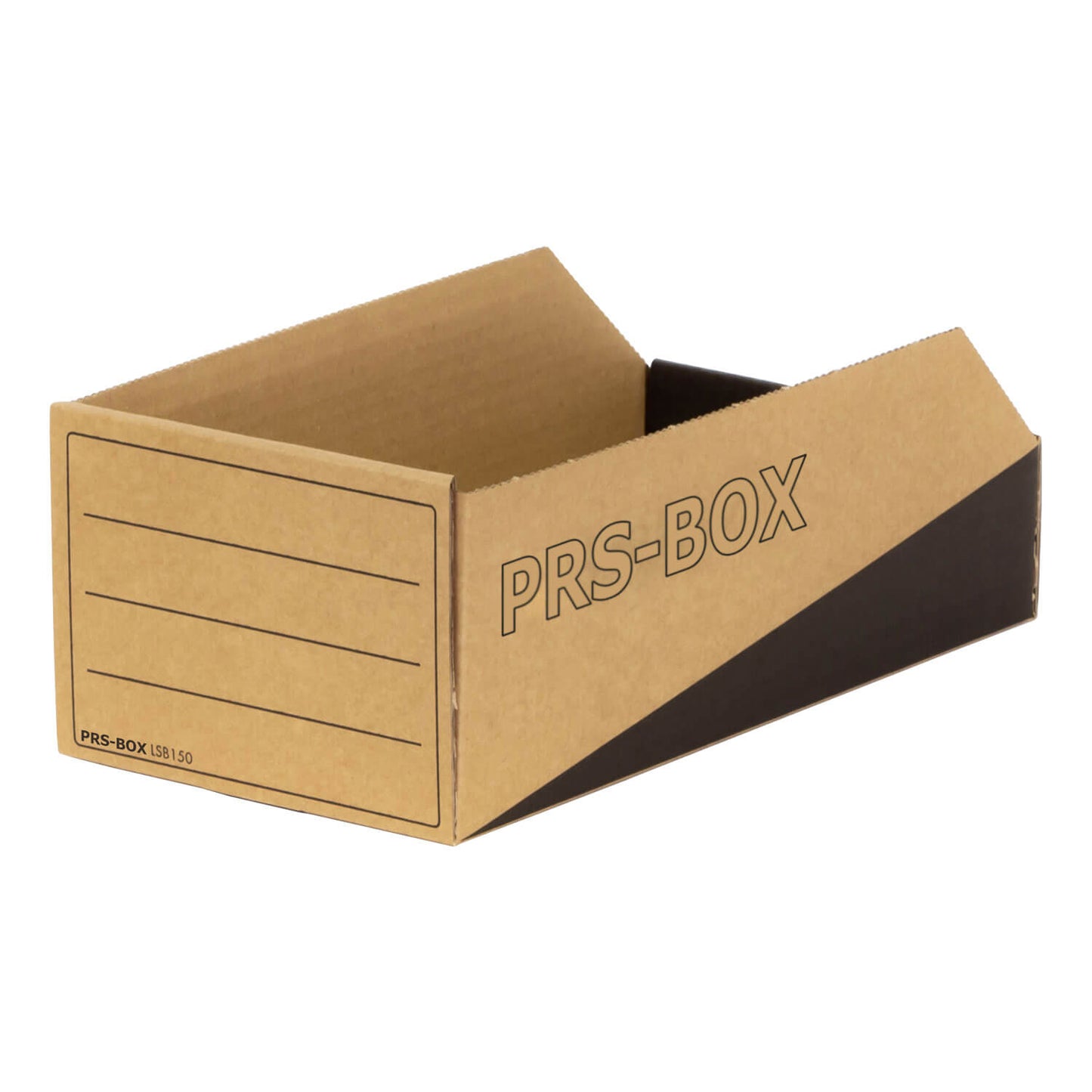 PRS storage box natural/black, 305x150x110mm, 20 pieces
