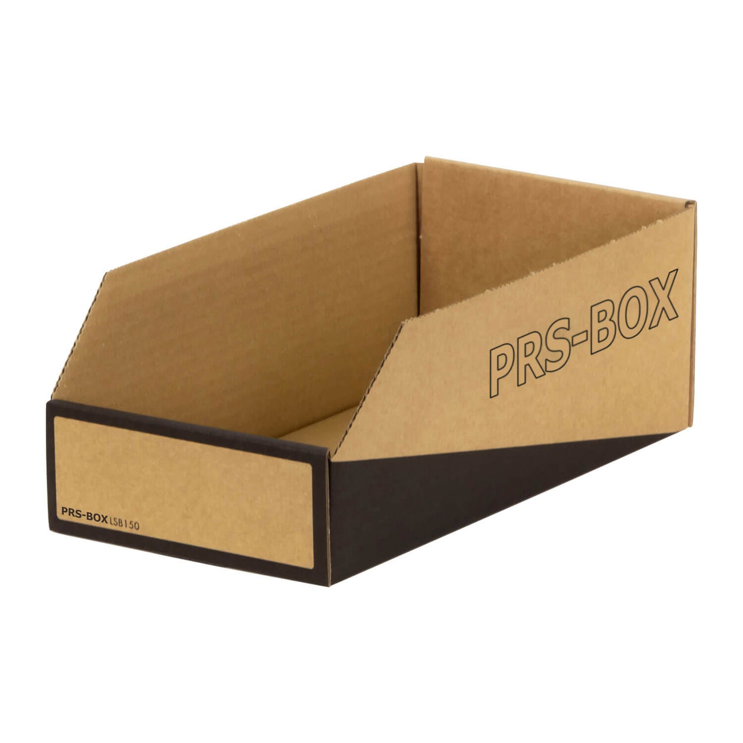 PRS storage box natural/black, 305x150x110mm, 20 pieces