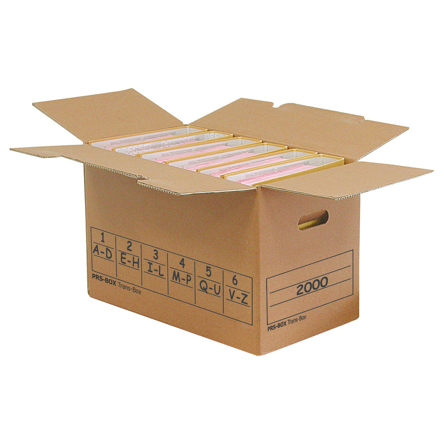 PRS folder transport & archive box for 6 folders, 10 pieces
