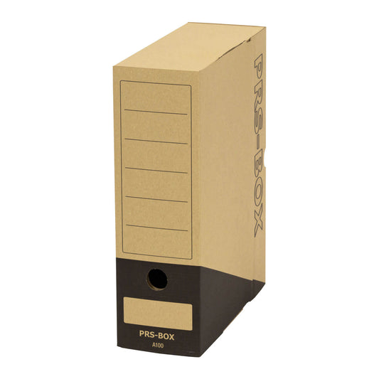 PRS Archivbox A100, Natur/Schwarz, 100mm, 20 Stück