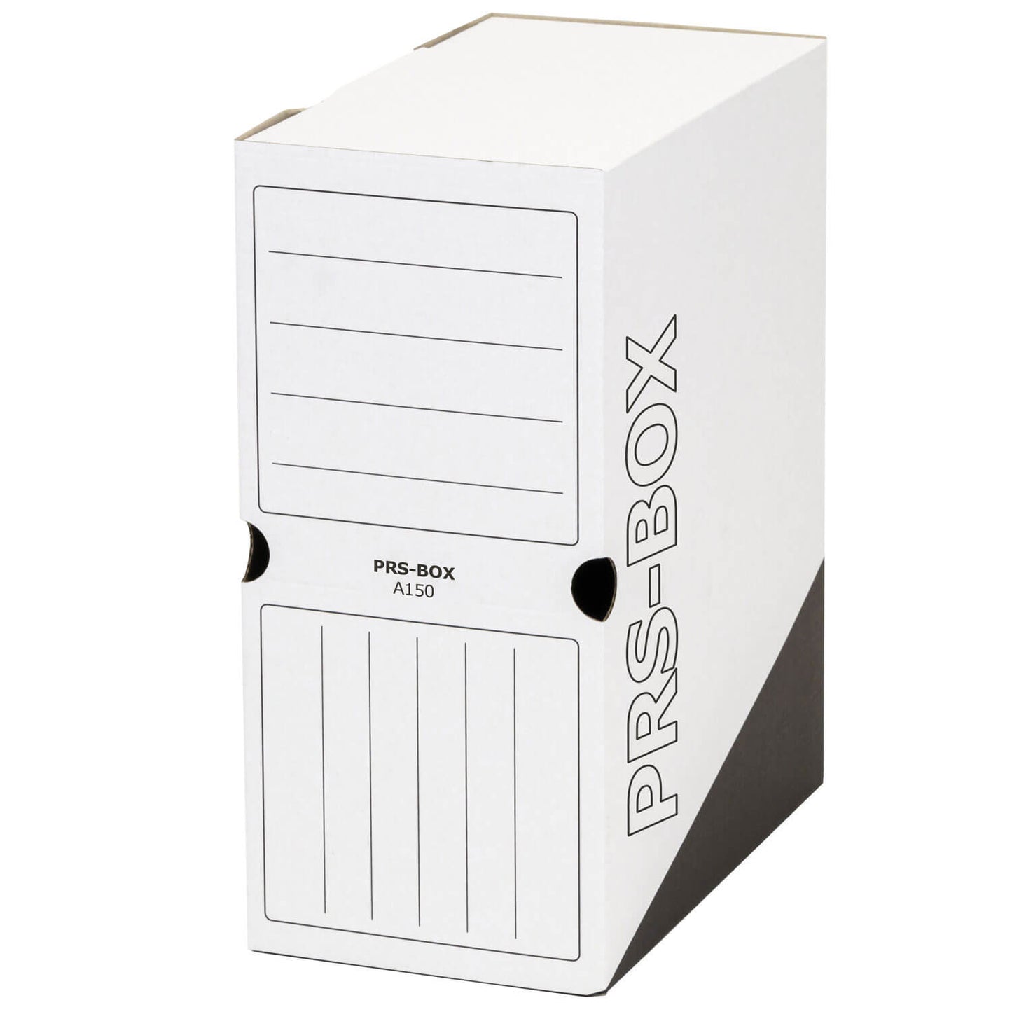 Boîte d'archives PRS A150, blanc/noir, 150 mm, 20 pièces