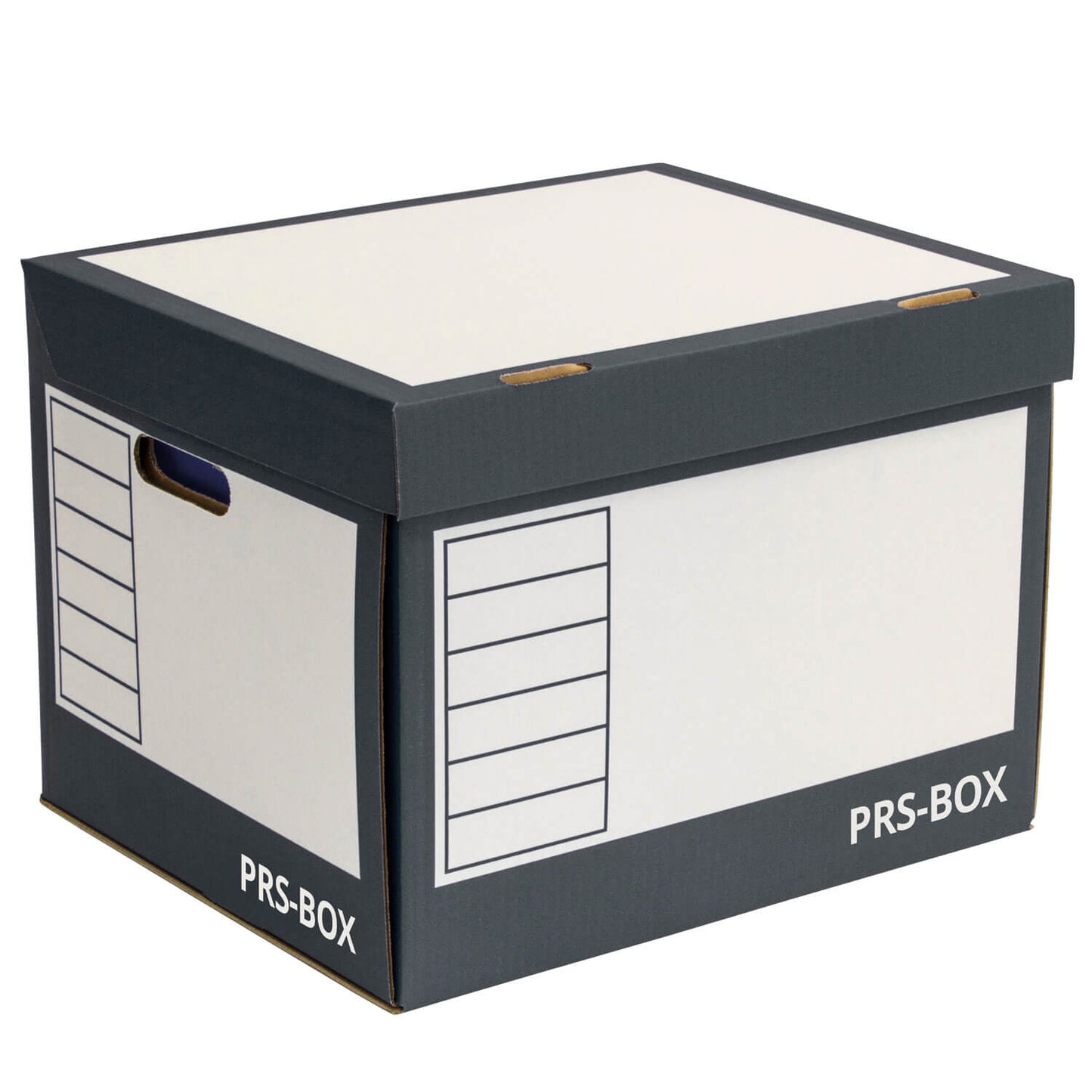 Boîte à couvercle PRS blanc/anthracite, 10 pièces