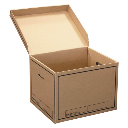 Boîte à couvercle PRS naturel, 10 pièces