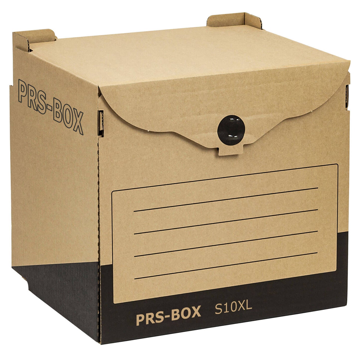 PRS collection container S10 XL, natural/black, 10 pieces
