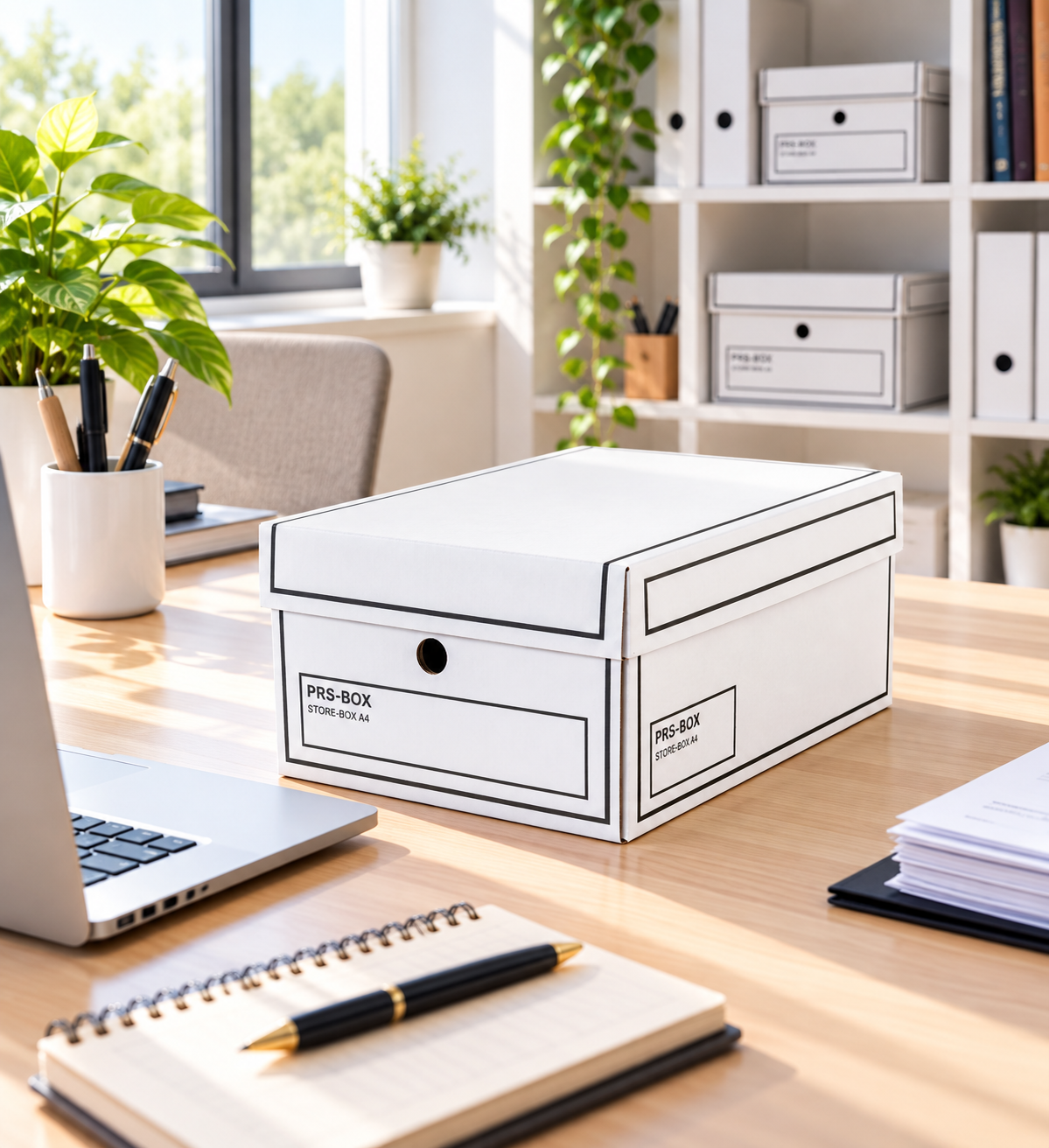 PRS Store-Boxen A4, Weiß, 10 Stück