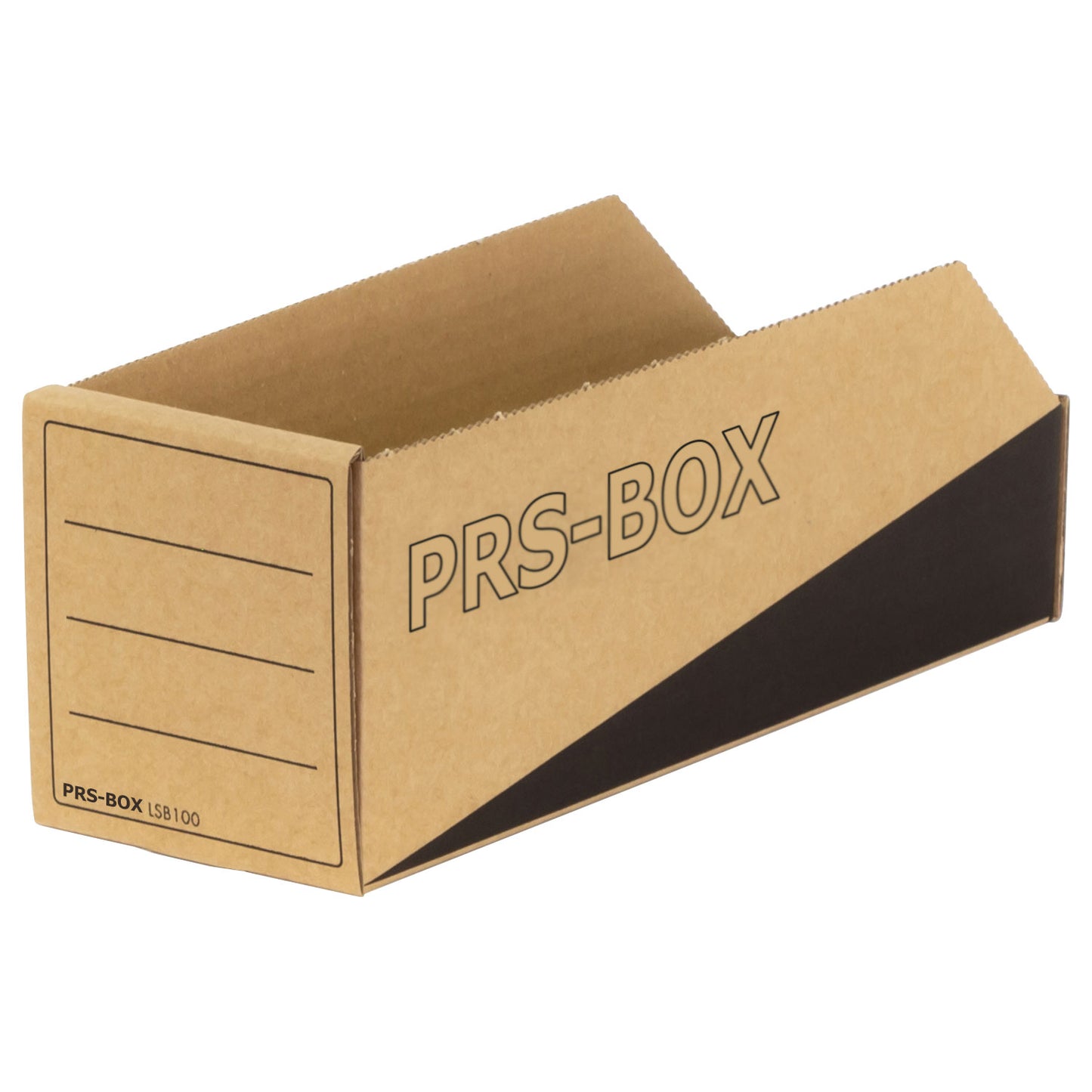 PRS storage box natural/black, 305x100x110mm, 20 pieces