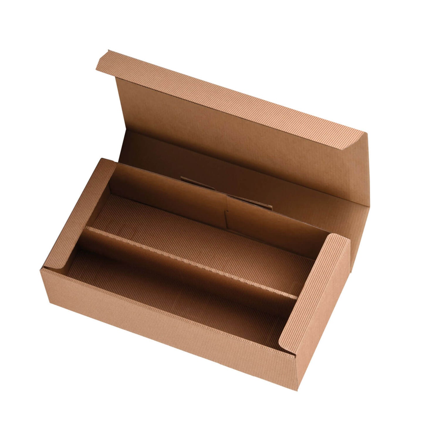 PRS-EP bottle insert for hinged bottle box in "OpenWave" design for 2 bottles, 4 colors, 25 pcs/pkg.