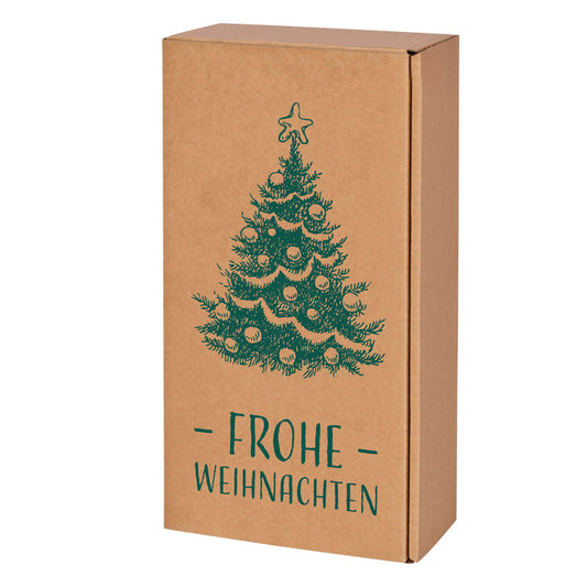 PRS-EP bottle box for 2 or 3 bottles "Merry Christmas", 25 pcs./pack.