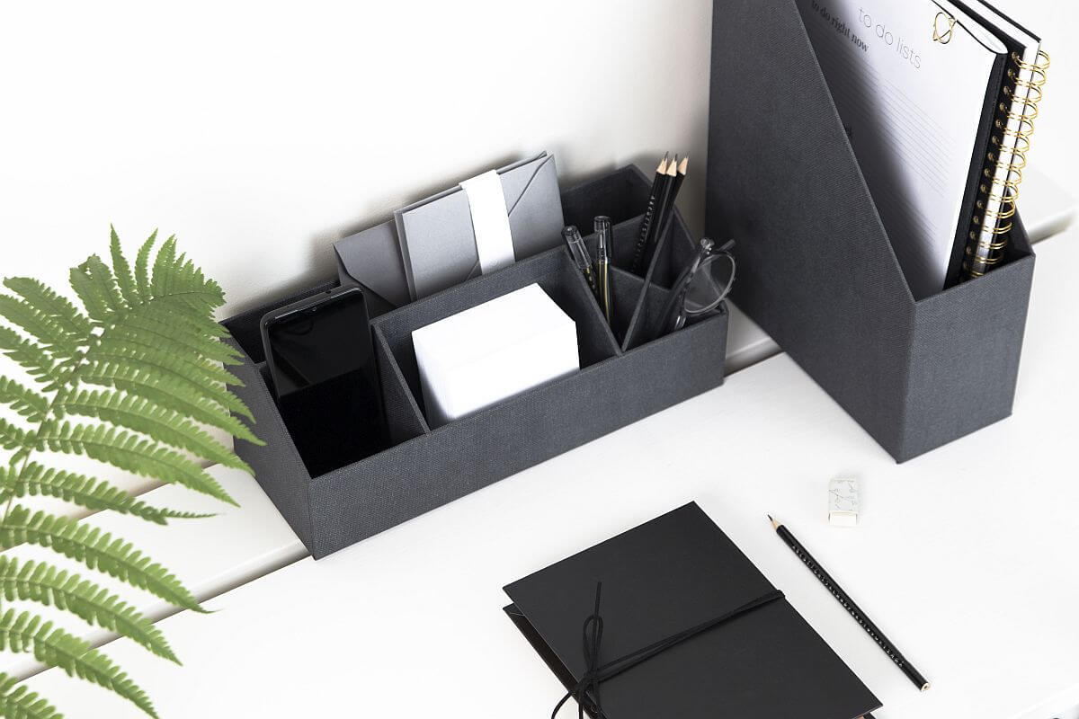 BIGSO Schreibtischorganizer ELISA, Schwarz, 1 Stück  - Ab Mitte Dezember erhältlich