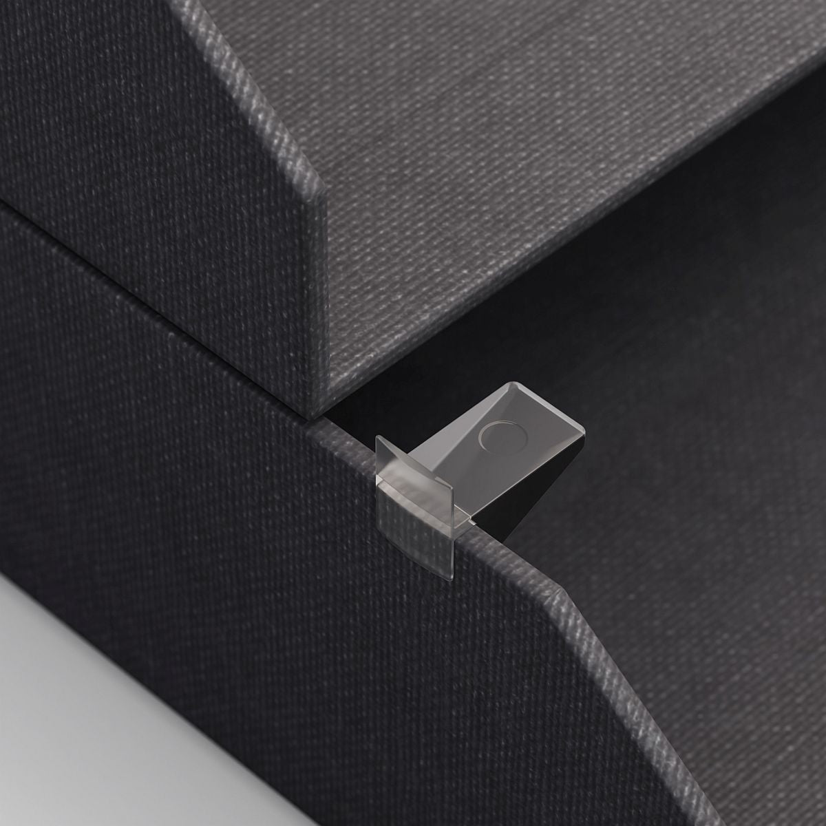 BIGSO Postfächer HAKAN, für A4, Schwarz, 2 Stück - Ab Mitte Dezember erhältlich