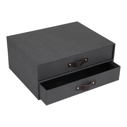 BIGSO Ladenset BIRGER mit 2 Laden, A4, Schwarz, 1 Stück - Ab Mitte Dezember erhältlich