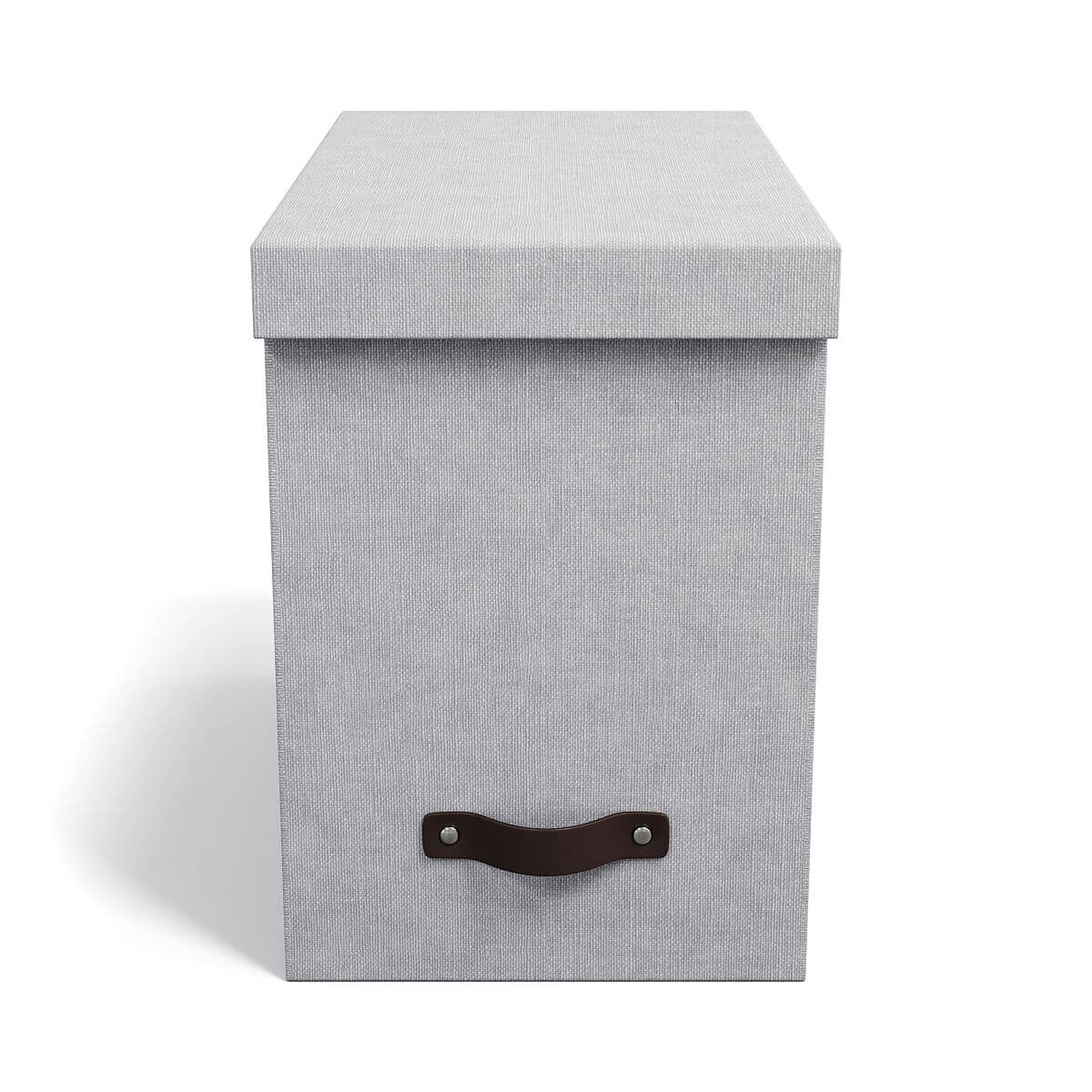 BIGSO Hängemappenbox JOHAN inkl. 8 Hängemappen, Hellgrau, 1 Stück - Ab Mitte Dezember erhältlich